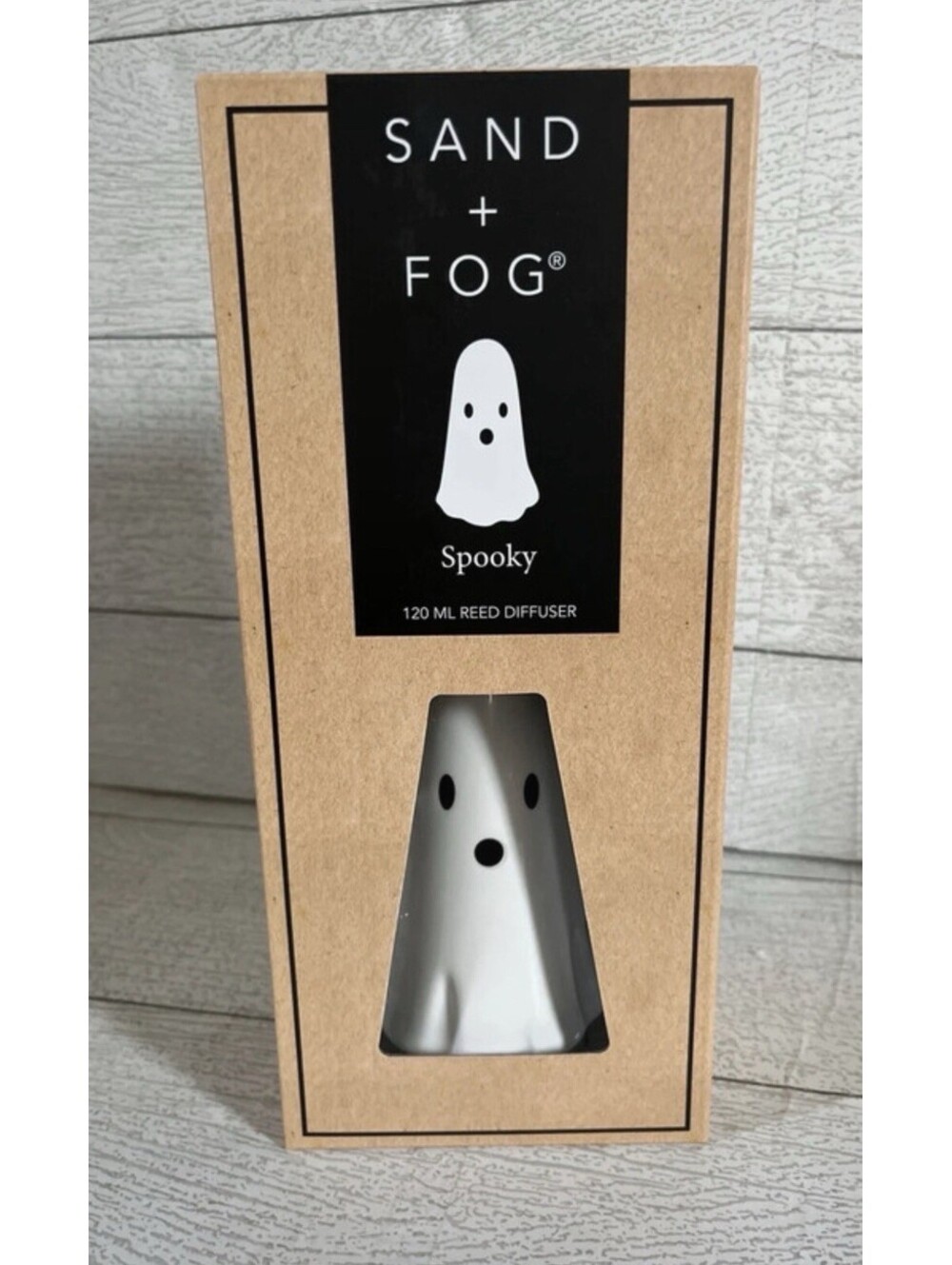 Sand + Fog Spooky Ghost 120ml Reed Diffuser Halloween Ceramic New in Box